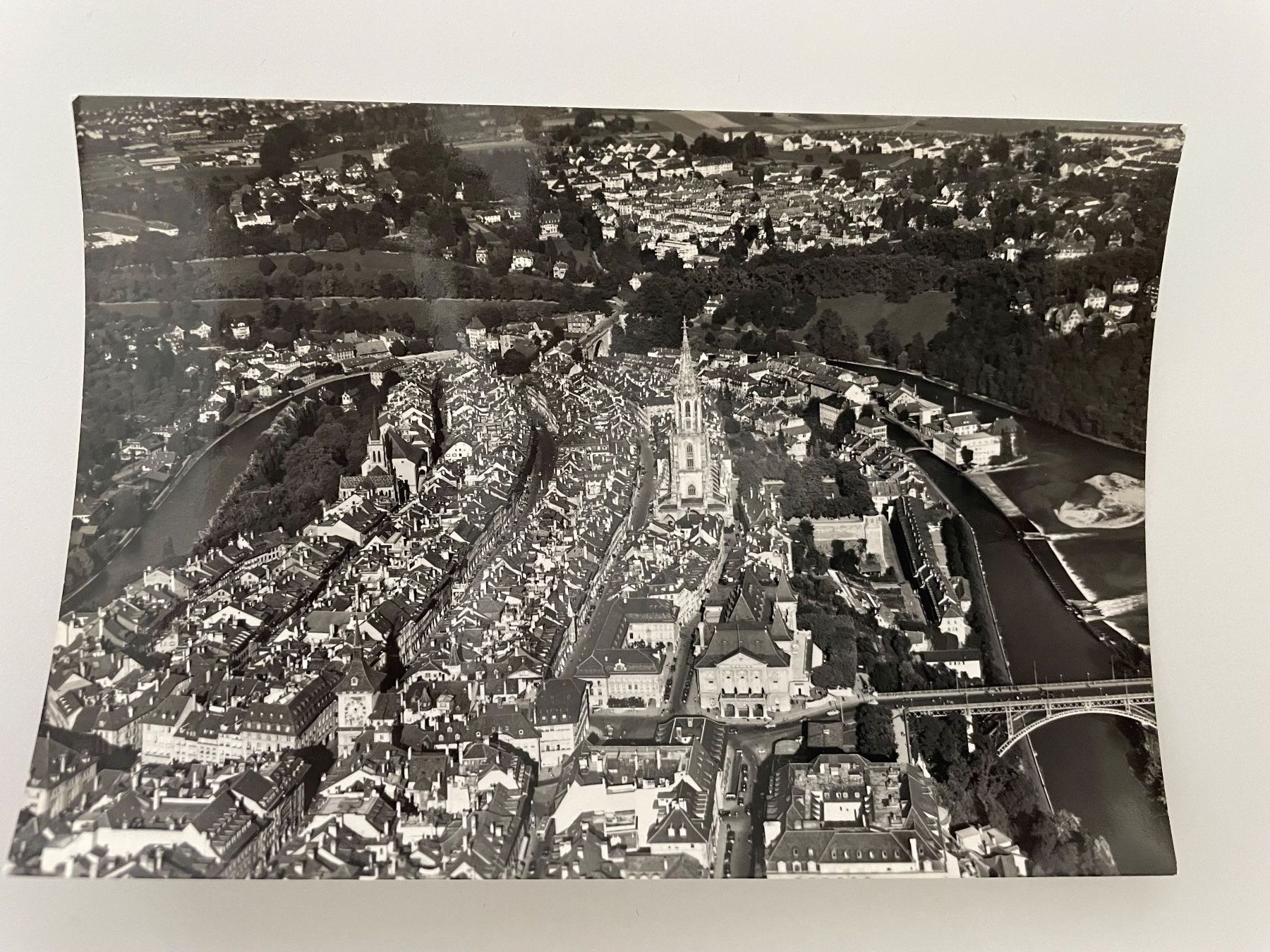 Cartoline postali: Alte Ansichtskarte, Bern aus der Luft, ca 1950 – Nuovo (secondo la descrizione) da Stäfa venduto da riccardinho