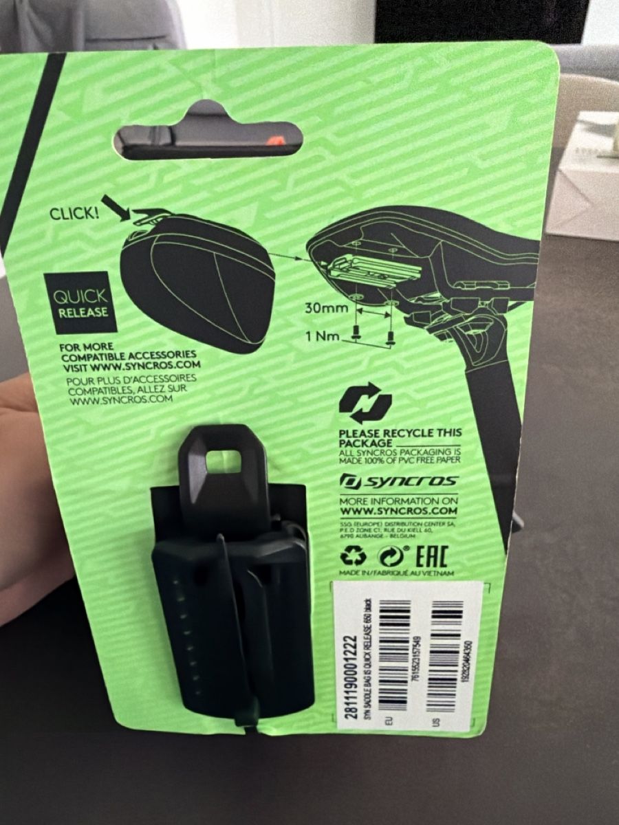 Syncros Pezzi di ricambio: Sacoche de selle Syncros iS Quick Release neuf – Nuovo e nell'imballaggio originale da Estavayer-le-Lac venduto da Oberson 1