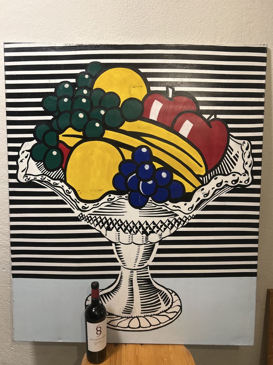 Dipinti: Grosses Fruchtgemälde - Pop Art Stil - 100x118cm – Usato da Glarus venduto da KunstWerkEr-LS87