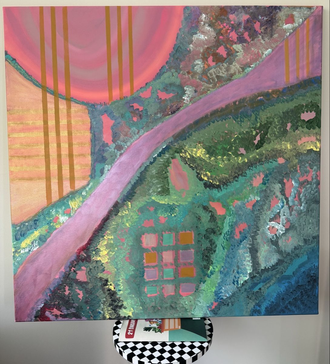 Dipinti: Acrylic Painting, Abstract 80x80 – Nuovo (secondo la descrizione) da Zürich venduto da alieacelina 2