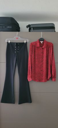 Ensemble Primark XS & Chemise H&M taille S