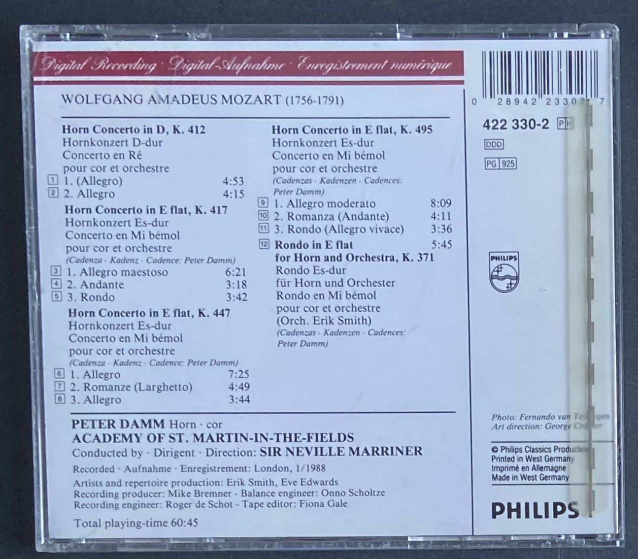 CDs: Klassik CD Paket  "Mozart" div. Titel – D'occasion à Böckten par Hansi36 1