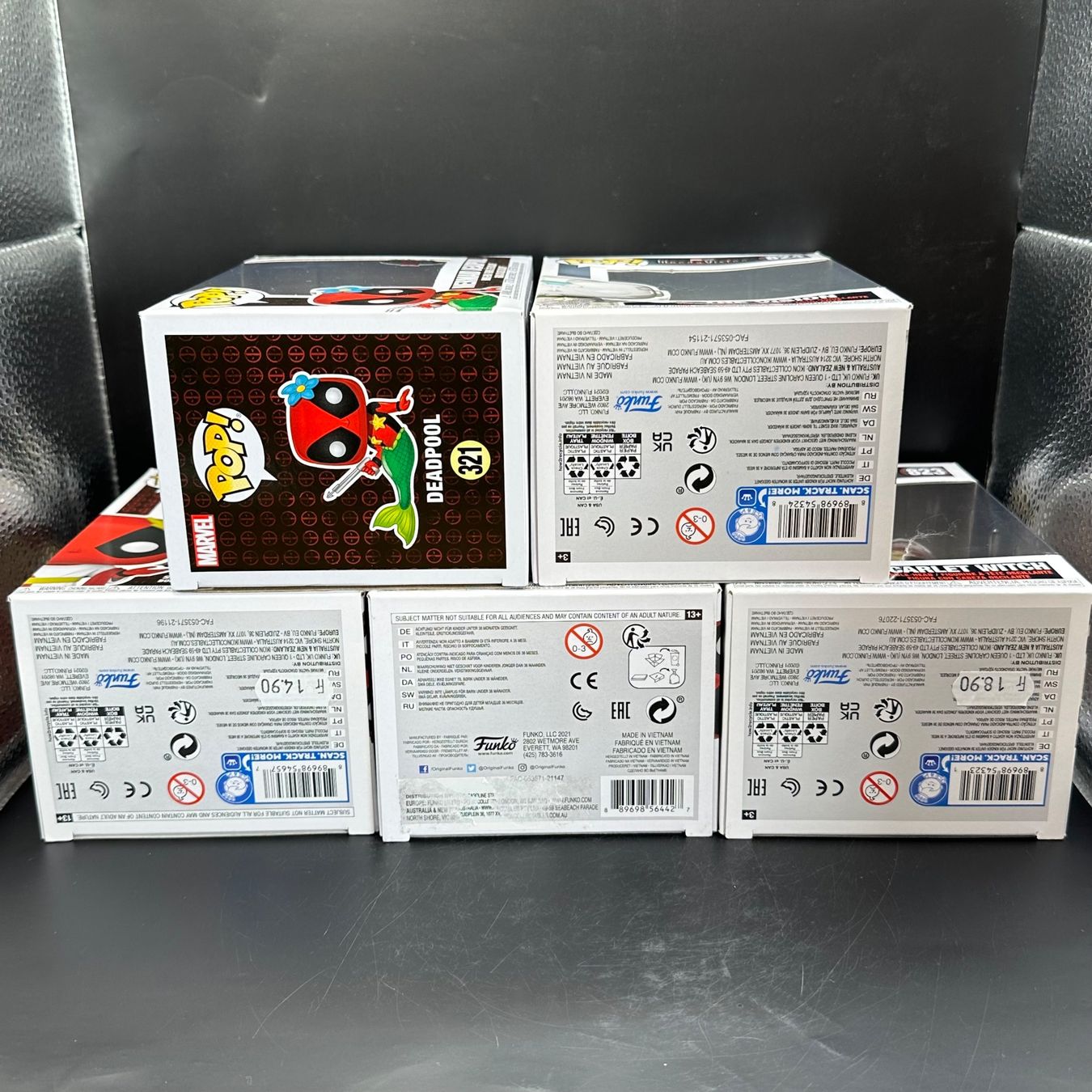 Funko Figuren: Funko Pop Marvel Deadpool 5Stk Sammlung – Gebraucht aus Düdingen von Nerdworld 3