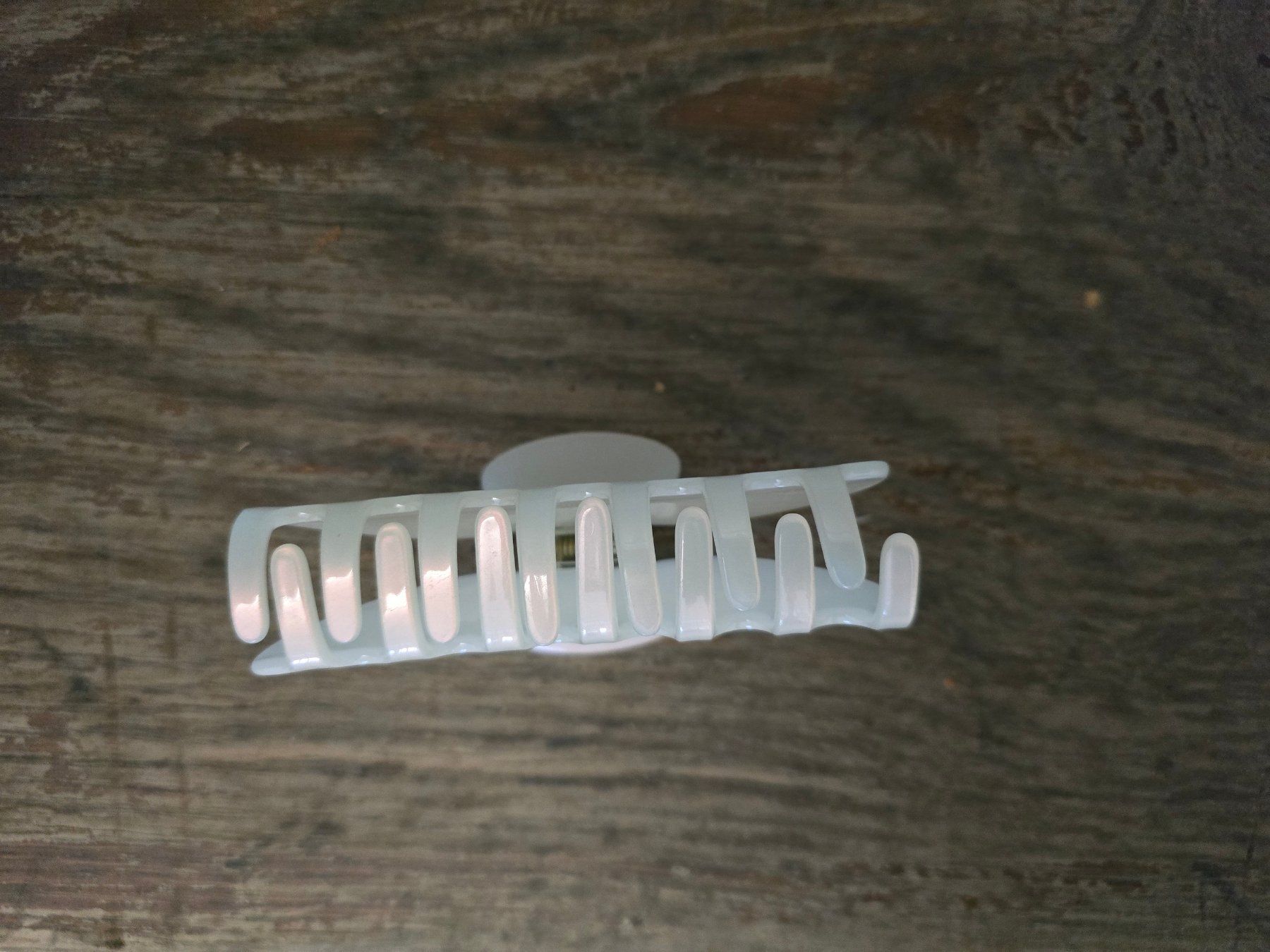 Accessori per capelli: Schmuck: Haarklammer weiss irisierend – Nuovo (secondo la descrizione) da Romanshorn venduto da Rachacha 2
