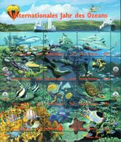 INTERNATIONALES JAHR DES OZEANS BLOCK AUSGABETAG 1998  - FL
