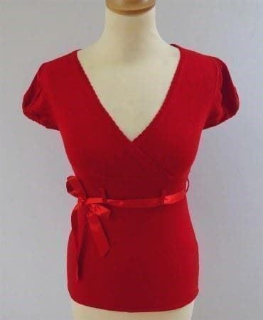 OXXY - Stricktop - rot - Grösse S