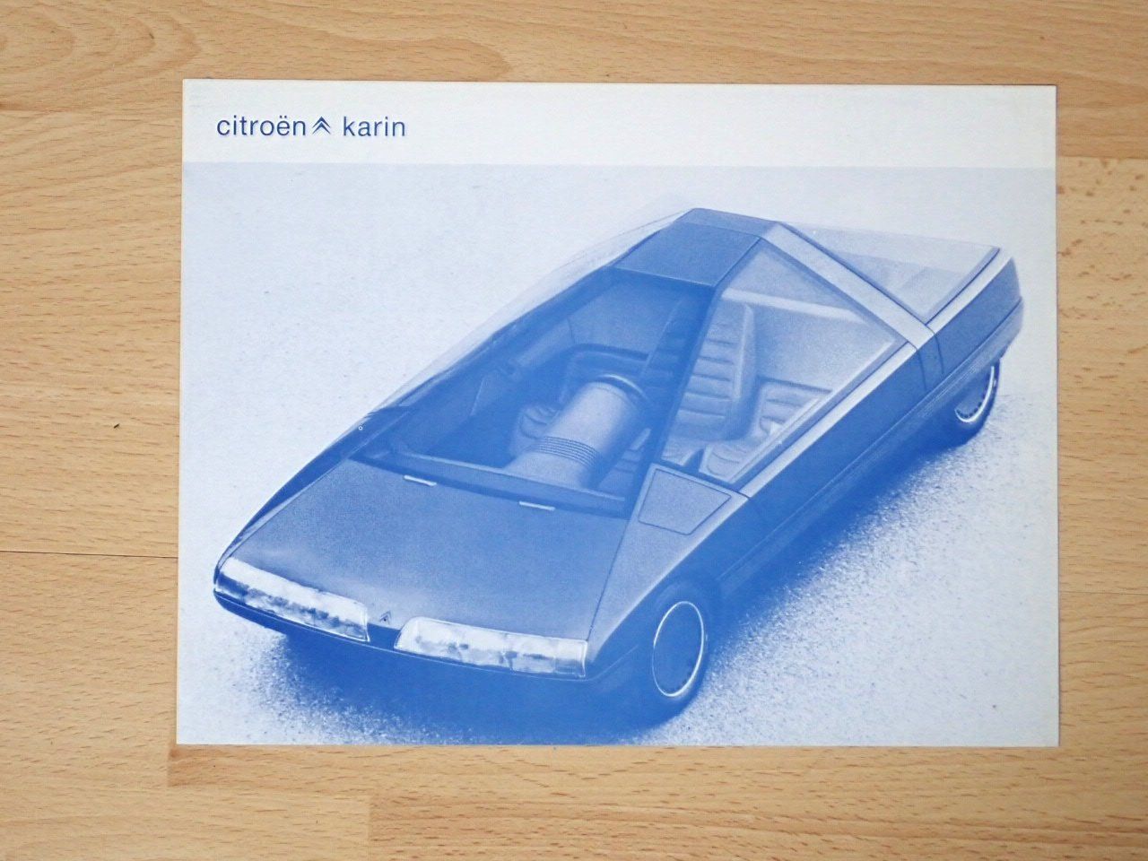 Citroën Documenti: Citroen Karin Prototype - Prospekt NL - Y007 – Usato da Winterthur venduto da 602ccm