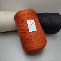 Alpaka Suri 100% Altura zum Stricken und Weben 490g papaya