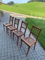 5 Antike Stühle mit Wiener Geflecht Restaurationsobjekt