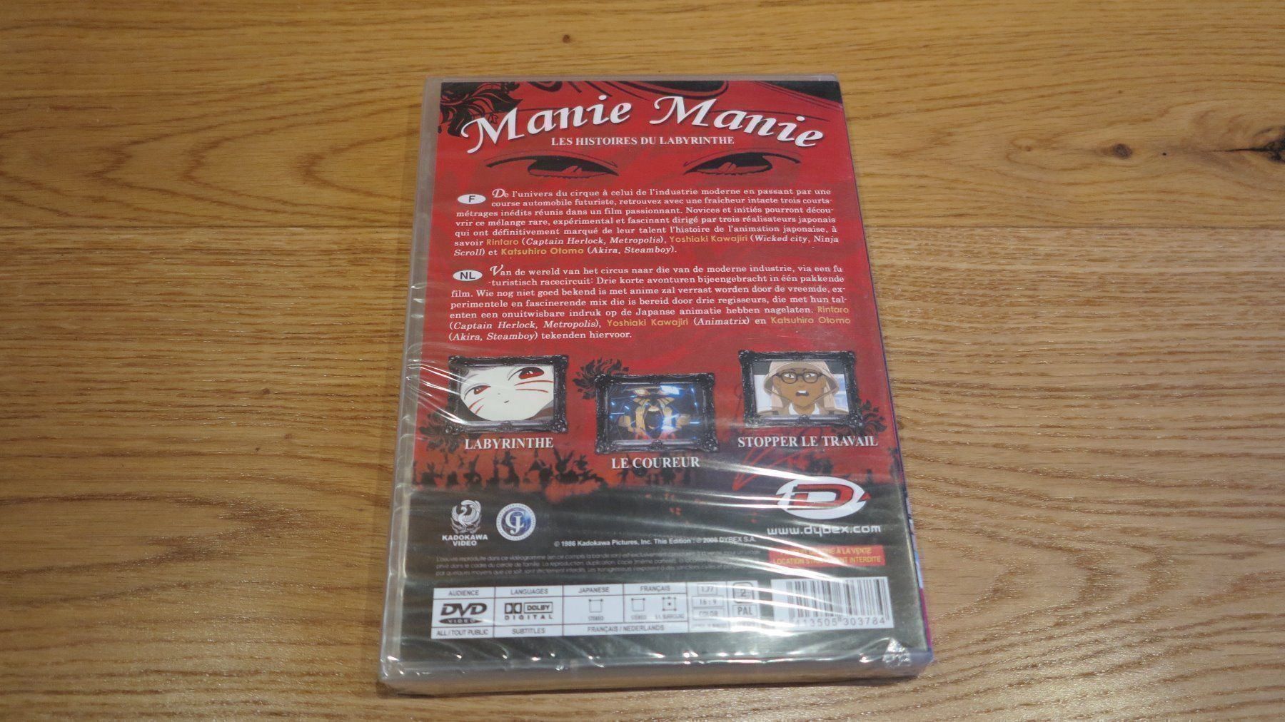 Tutti i DVDs: Manie Manie (version française) – Nuovo e nell'imballaggio originale da Bettmeralp venduto da stermei 1