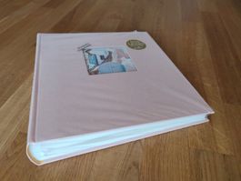 Goldbuch Fotoalbum Leinen rosa mit Bildausschnitt neu