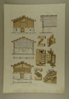 FLÜELEN, HEUSCHOPPEN & STALLUNGEN LITHOGRAPHIE GLADBACH 1897