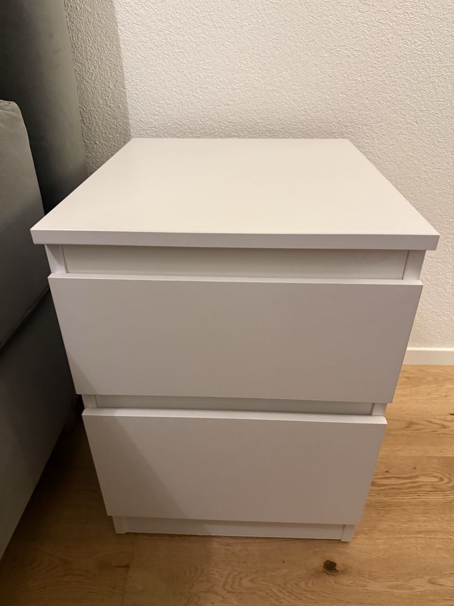 Comodini: 2x Ikea Malm Nachttisch Weiss – Usato da Selzach venduto da romanstraumann