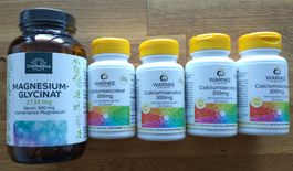 1 x Magnesium-Glycinat, 4 x Calcium-Ascorbat