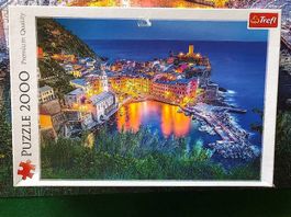 Puzzle Vernazzo au crépuscule 2000 pièces