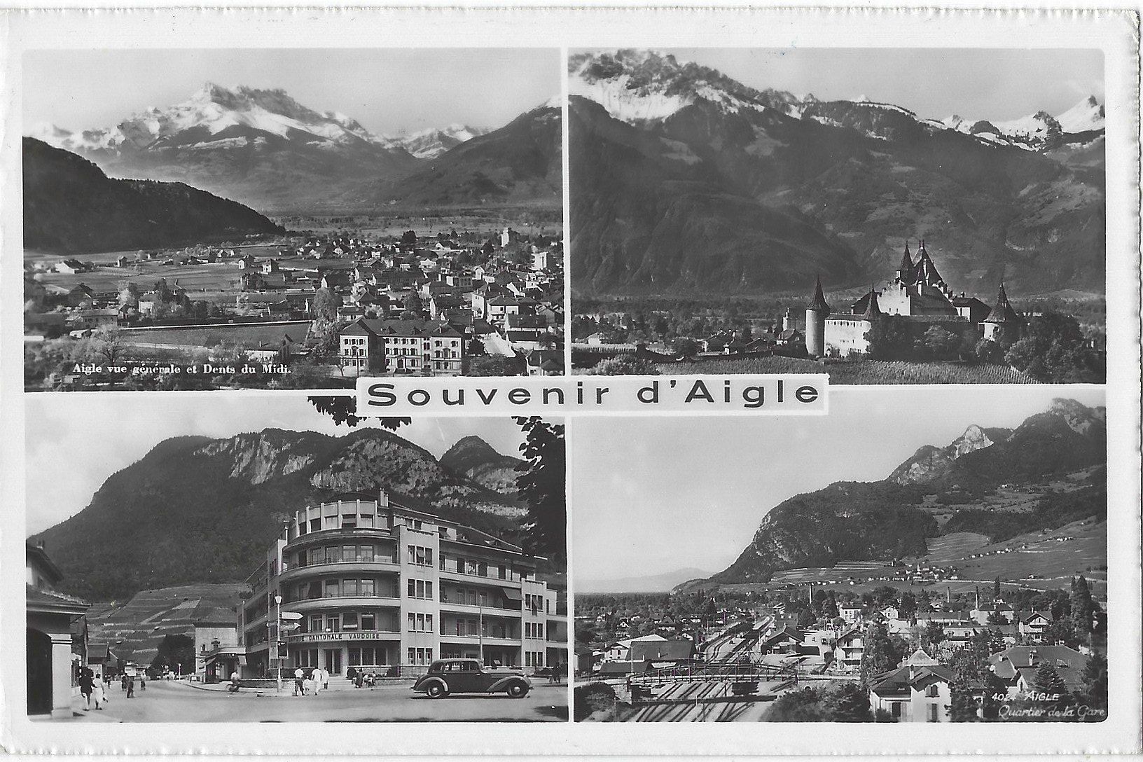 Cartoline postali: S o u v e n i r    d '  A i g l e – Usato da Bütschwil venduto da Jackson1A