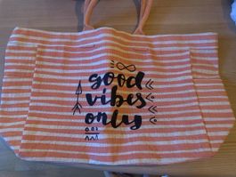 Striped Tote Bag 