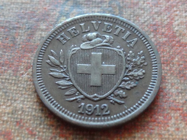 Tutti le monete: 1 Rp. 1912  (C) – Usato da Romanel-sur-Lausanne venduto da Swift13
