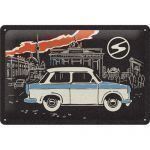 Blechschild 3D-TRABANT BERLIN