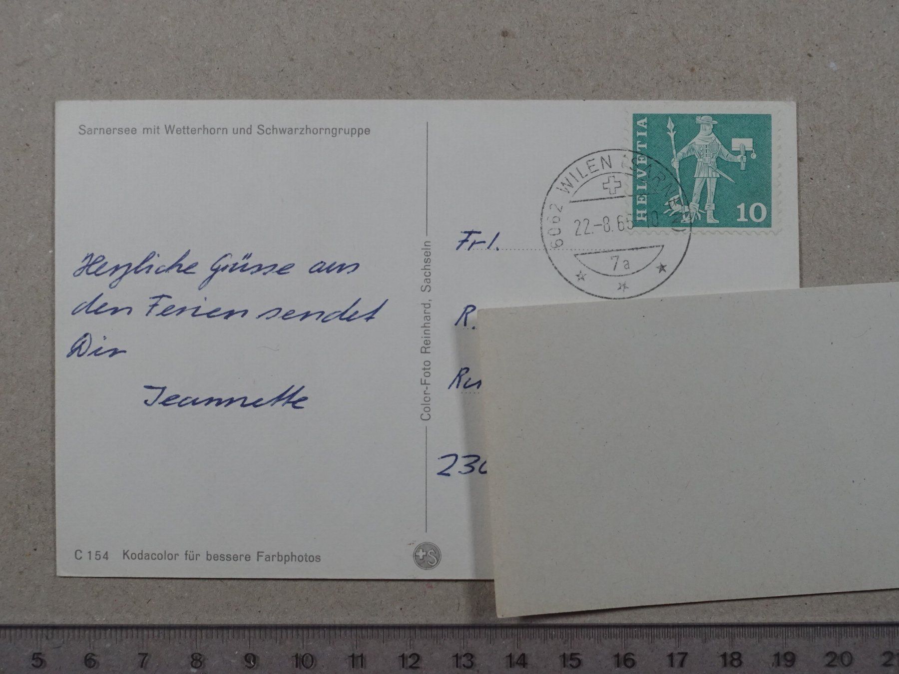Cartes postales: Sarnersee, Sarnen, 1966, Boot, Schiff – D'occasion à Lenzburg par fh1 1