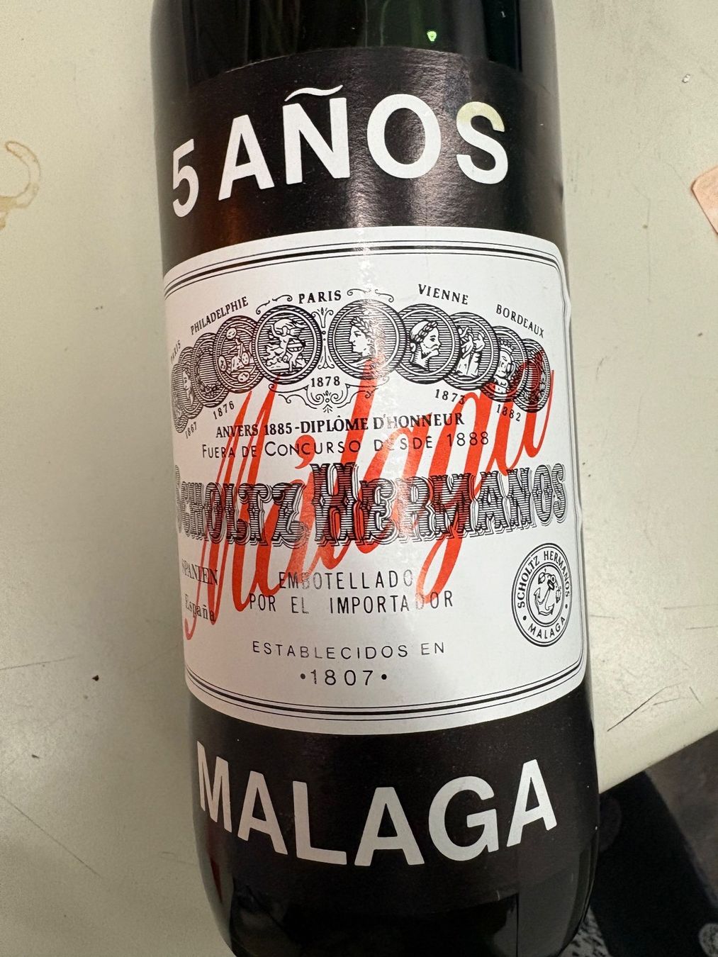 Spirituosen: 1 Flasche 1 l Malaga – Neu (gemäss Beschreibung) aus Lausen von Zotty1 1