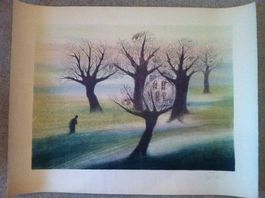 Lithographie von Urs Furrer