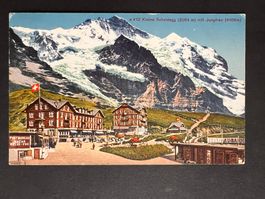 Postkarte Kleine Scheidegg mit Jungfrau 1934  (P180)
