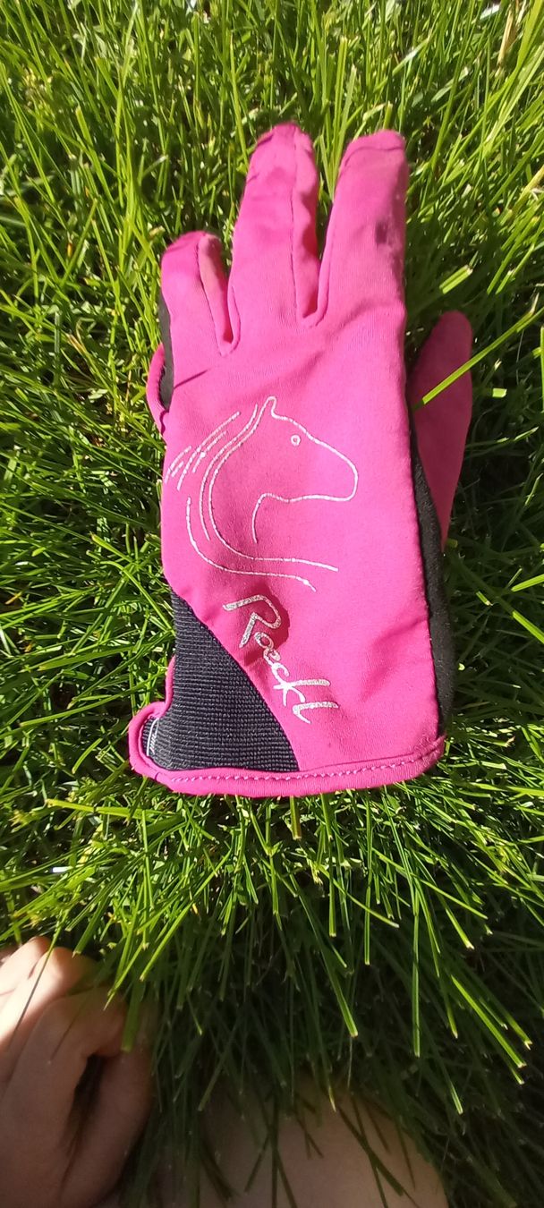 Roeckl Guanti: Kinder Reithandschuhe Pink – Usato da Bünzen venduto da kalink 3
