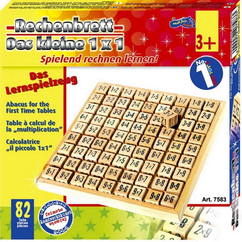 Spielzeuge: Multipliziertabelle, Mathematikbrett 1x1 – Neu und originalverpackt aus Wettingen von Swala