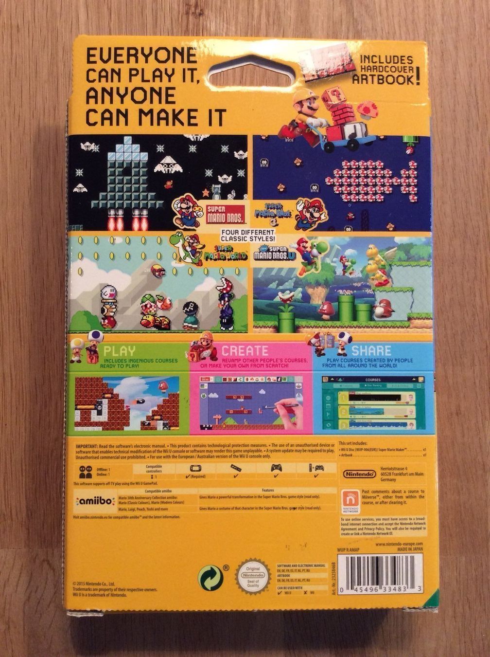 Nintendo Giochi: Mario Maker Wii U Artbook Edition – Nuovo e nell'imballaggio originale da Kestenholz venduto da Inna09 1