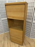 Vitrine FLAIR Kernbuche massiv geölt 66 x 112 cm