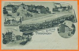 Gruss aus DÜRRENAESCH / AG - & Bilder 1900 - Litho