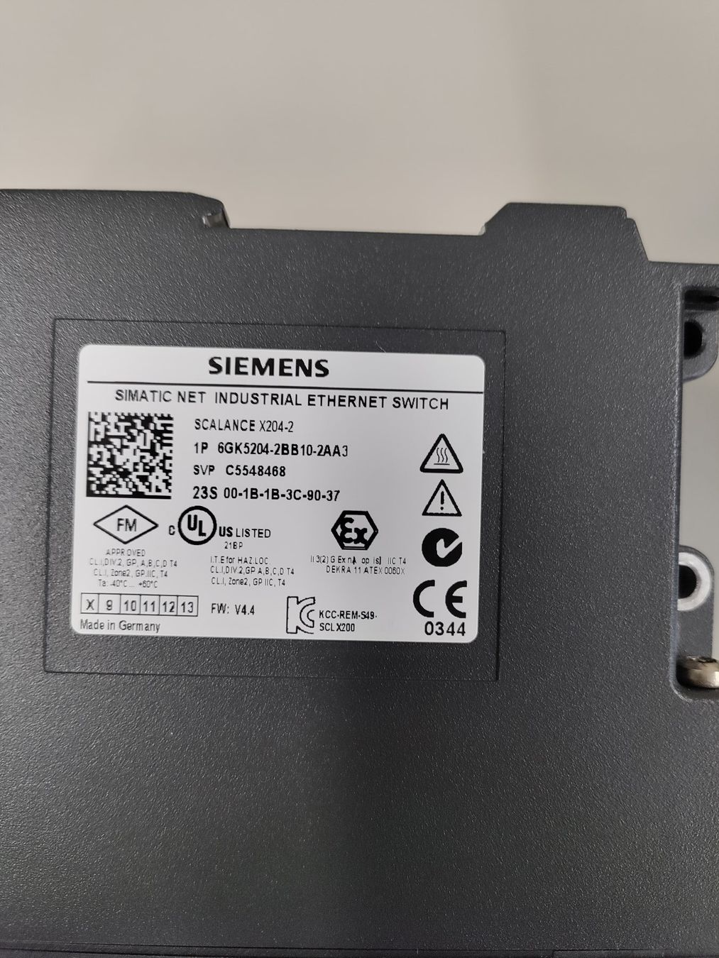 Siemens Elektronikbauteile: Siemens Scalance X204-2 Industrial Ethernet Switch Modul – Gebraucht aus Seewen SZ von Sauberwasser 2