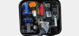 Kit horlogerie 147 pièces avec pochette – Neuf
