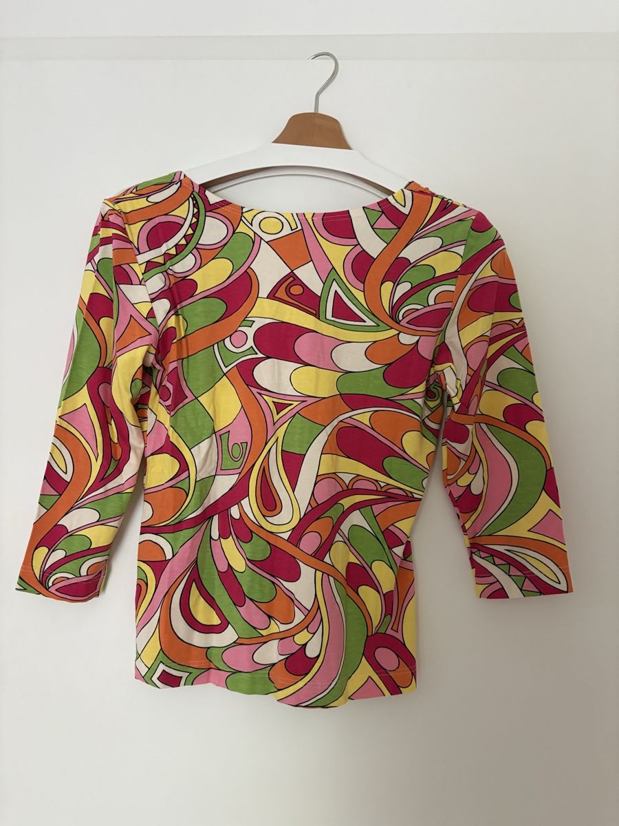 Top: Retro Pattern Top – Usato da Chêne-Bougeries venduto da emma.li 2