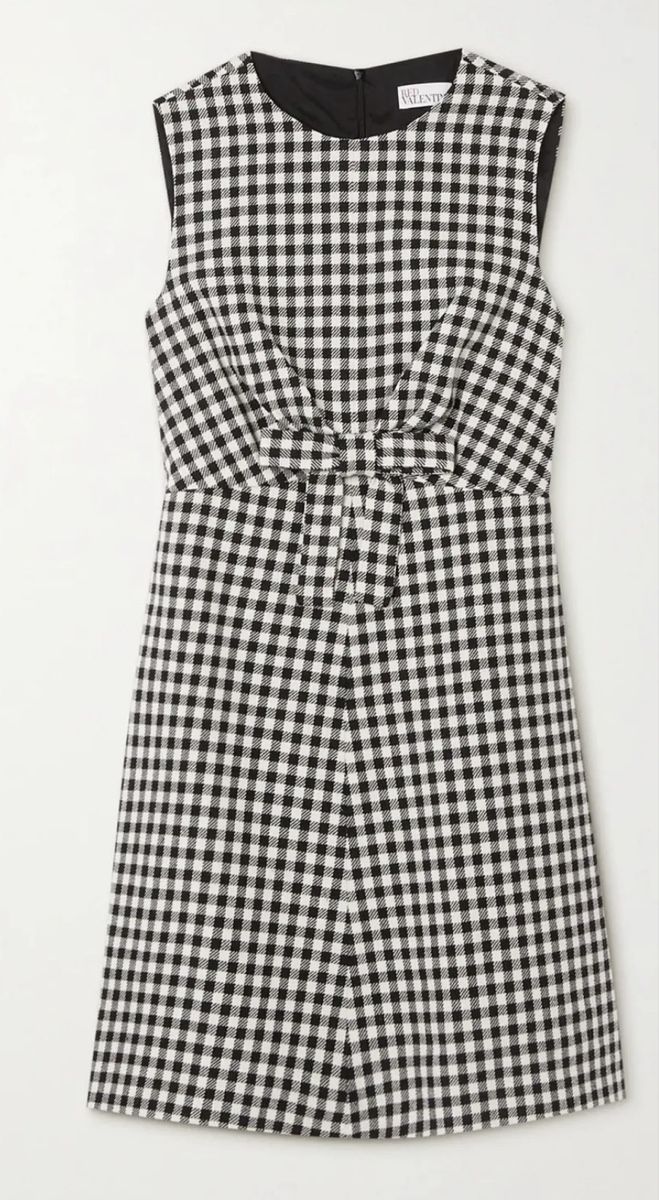 Valentino Vestiti: Timeless Valentino Red - Vichy pattern mini dress – Nuovo (secondo la descrizione) da Basel venduto da dan_vp6l 1