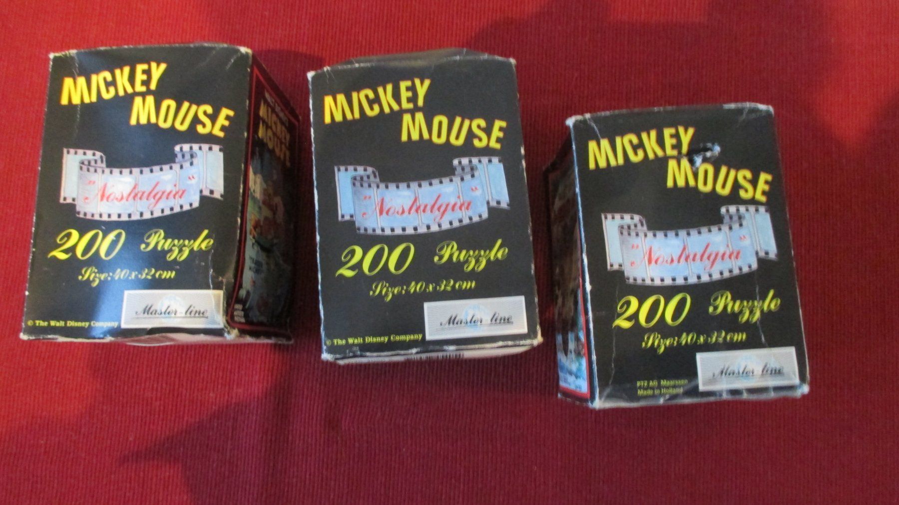 Disney Puzzle: 3 Mickey Mouse 200er Puzzle Master Mind / mega RAR – Usato da Wattenwil venduto da Firebird1 7