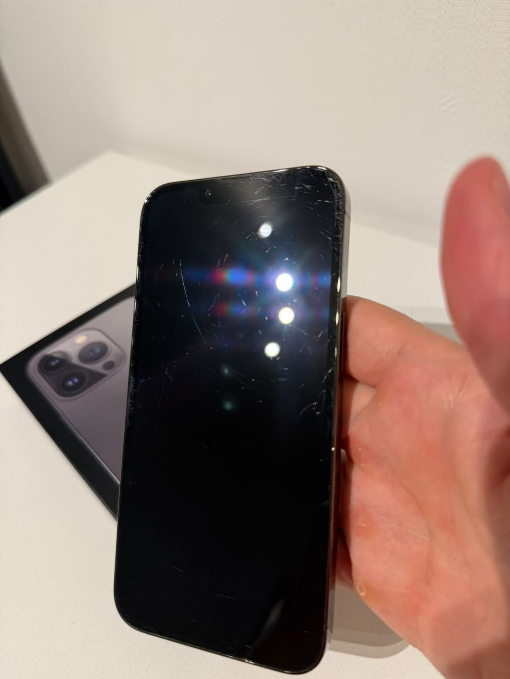 Apple Telefoni cellulari / Smartphones: Apple iPhone 13 Pro 128 GB Graphite Akku 76% mit Stecker – Usato da Bern venduto da wuerschwein 7
