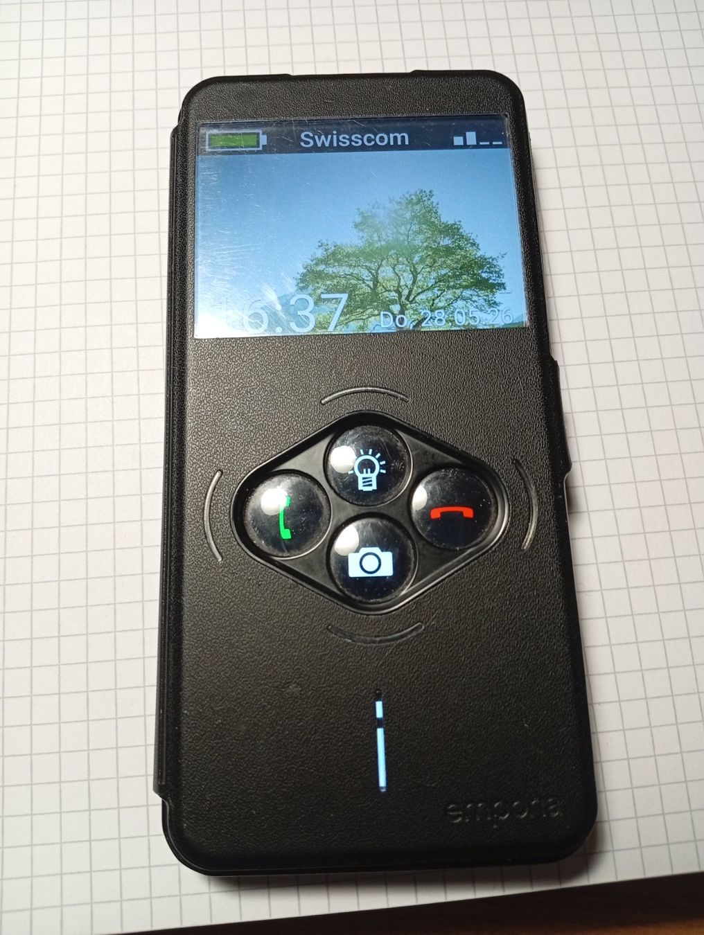 Emporia Telefoni cellulari / Smartphones: Swisscom Emopna E7LT Android 15 Smartphone mit Hülle – Usato da Stettfurt venduto da Dtsolution