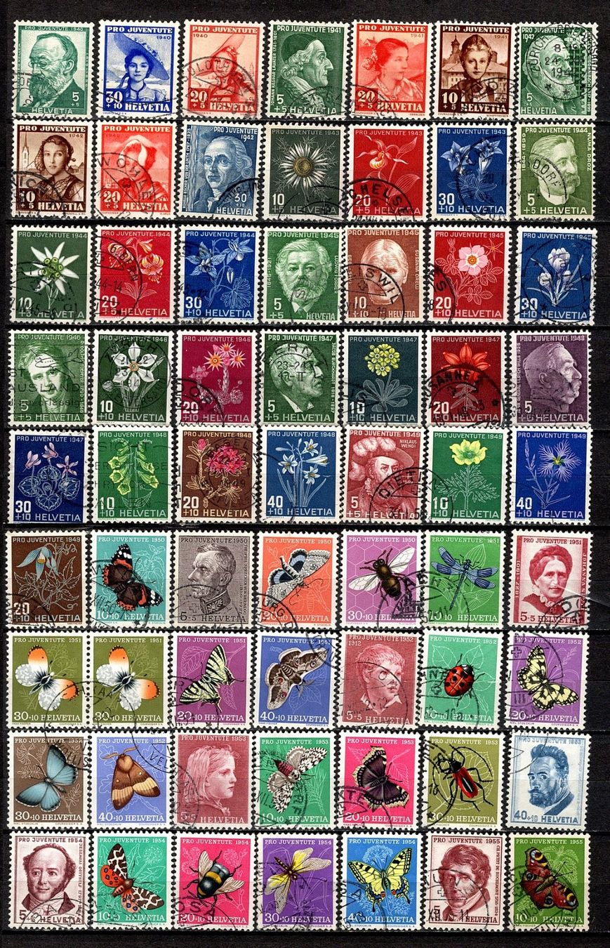 Tous les timbres: Pro Juventute (723) – D'occasion à Burgdorf par blinky01 1