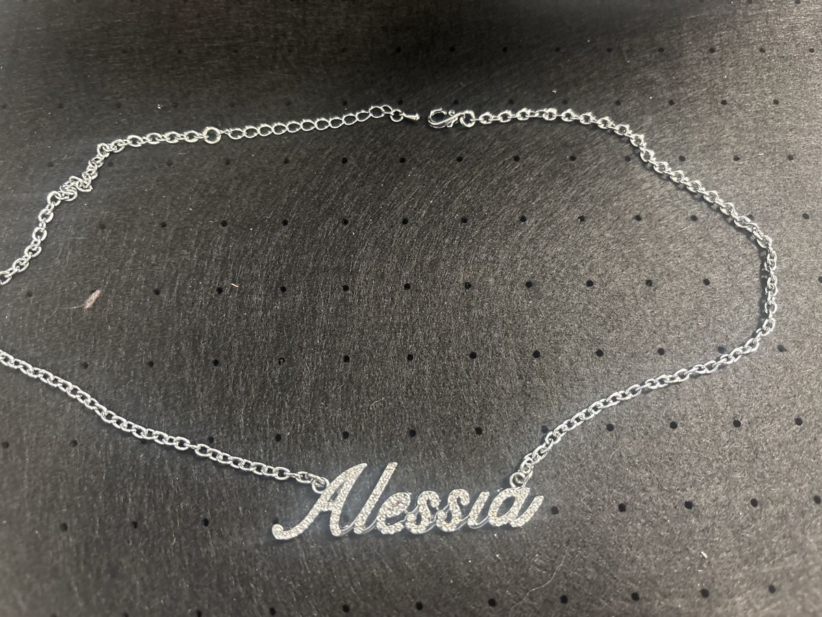 Ketten: Collana nome "Alessia" con strass nuova – Neu und originalverpackt aus Giubiasco von cri_mzc6 2
