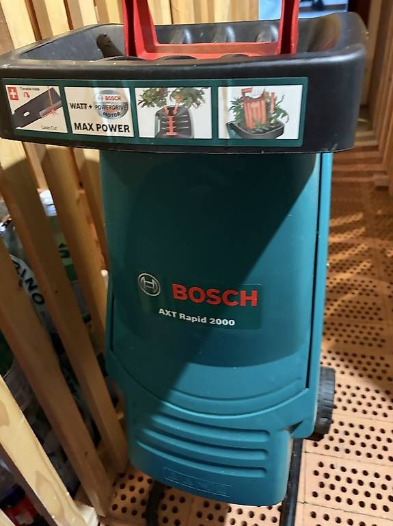 Alle Werkzeuge: Häcksler Bosch Rapid 2000 – Gebraucht aus Büron von the_lt96