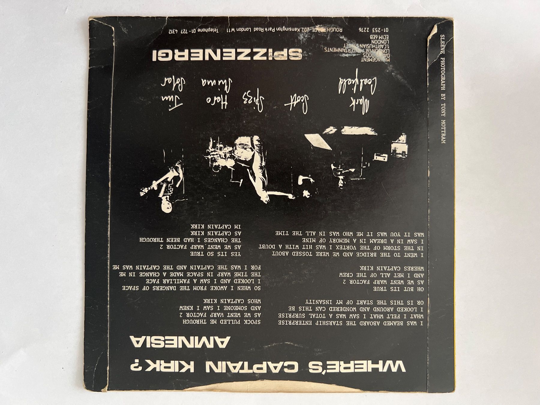 Dischi in vinile: Spizzenergi - Where's Captain Kirk? - 7" Single 1979 – Usato da La Chaux-de-Fonds venduto da jacq_LaTsch0 1