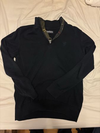 Barbour Navy Strickpullover (M)