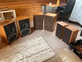 KEF Lautsprecher Set 3 Paare, gebraucht Zustand