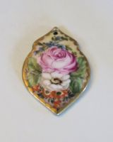 Vintage Anhänger Porzellan Blumen