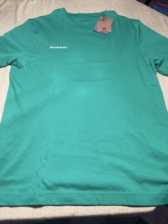 Maglietta Mammut verde tgL/XL—stampa paesaggio con etichet