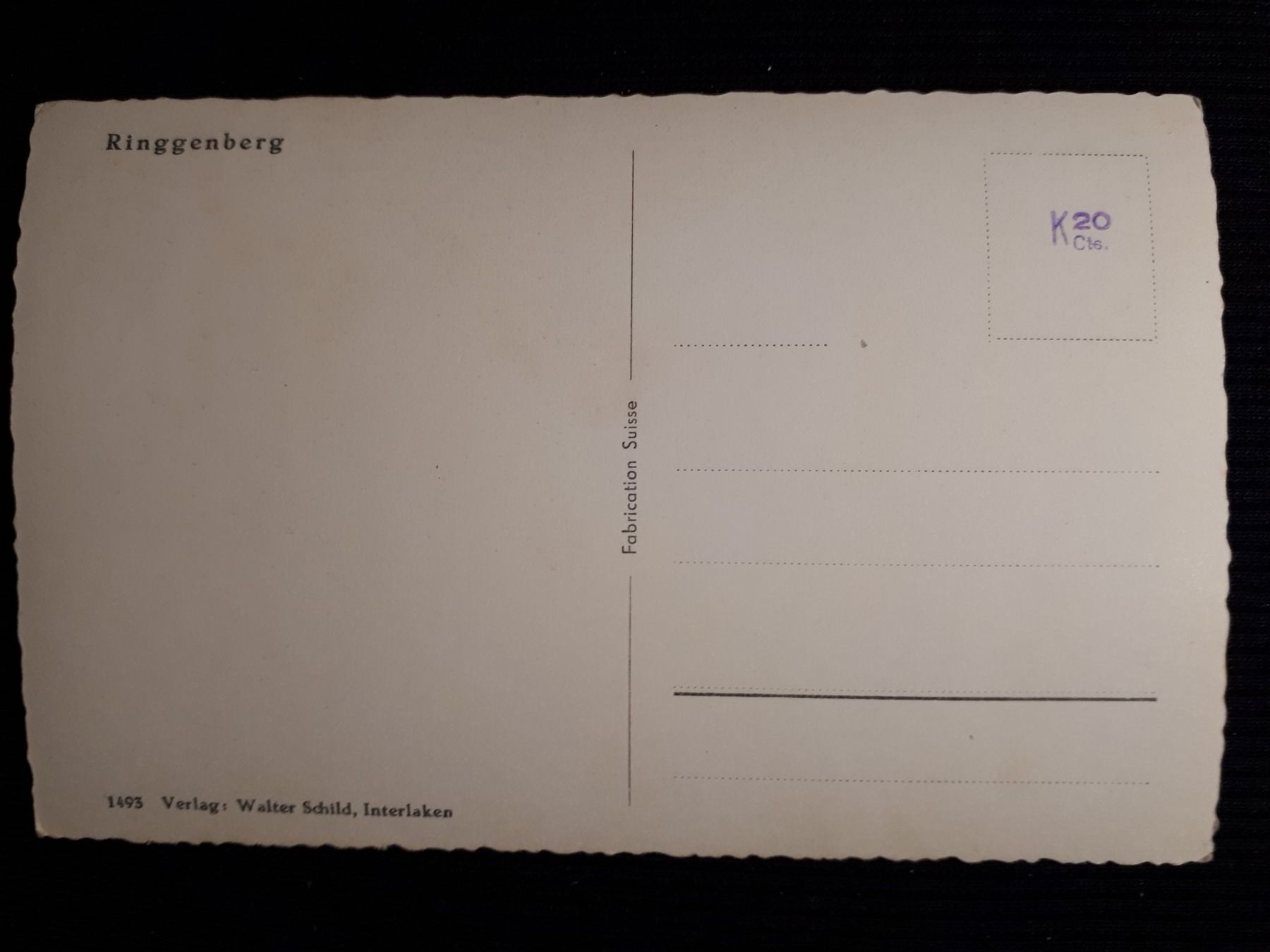 Ansichtskarten: RINGGENBERG - DAMPFSCHIFF – Gebraucht aus Ponto Valentino von giorgia06 1