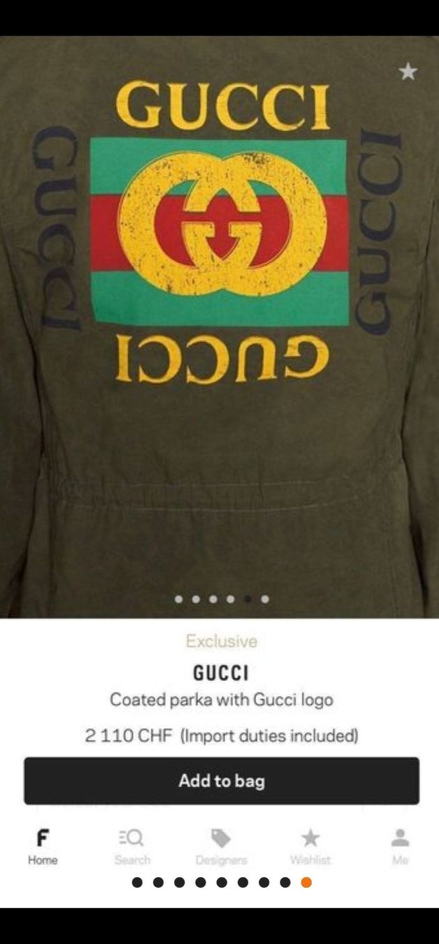Gucci Vestes: GUCCI Herren Parka Jacke – Neuf (Voir description) à Zollikofen par oOAROo 4