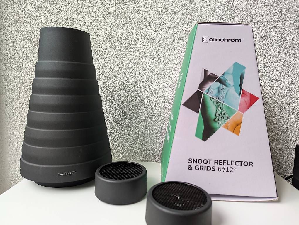 Elinchrom Blitze: Elinchrom Snoot et grids – Gebraucht aus Vevey von Manicky